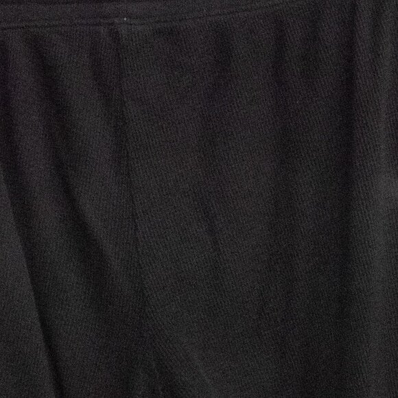 Black Knit Drawstring Jogger Pants With Blue Stripes For Men - Picture 7 of 8